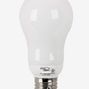 BULB - NWOB 15w BRIGHT EFFECTS Bright White Light Fixture CFL Light Bulb A-shape